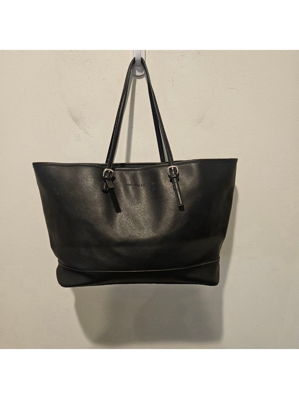 Women's New York & Company Black Large Tote/ Laptop Bag